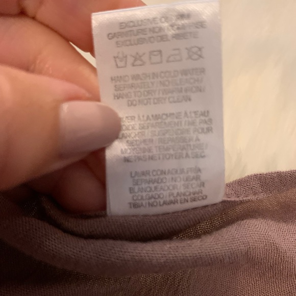 SYKE Joy KIMONO Mauve Swim Cover-up One Size Tassel Tie - Picture 4 of 15